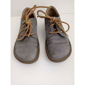 BORN Blue Nubuck Suede Leather Sz 8